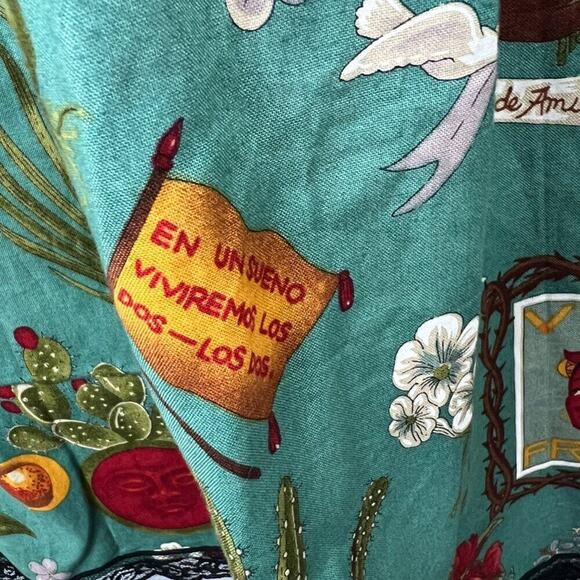 Hemet Frida Kahlo Mexican Art Rockabilly Pin-Up Retro Dress Size 2X NWT - Picture 7 of 10